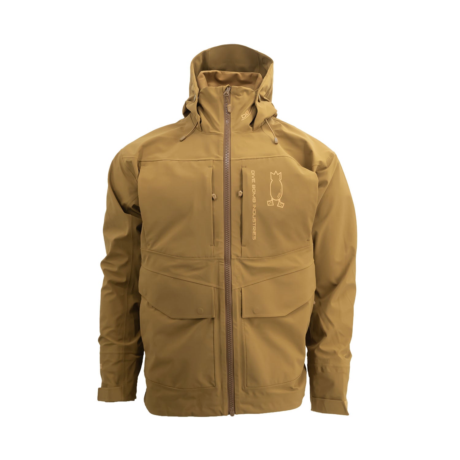 Waterproof Hunting Jacket S Earth Tan
