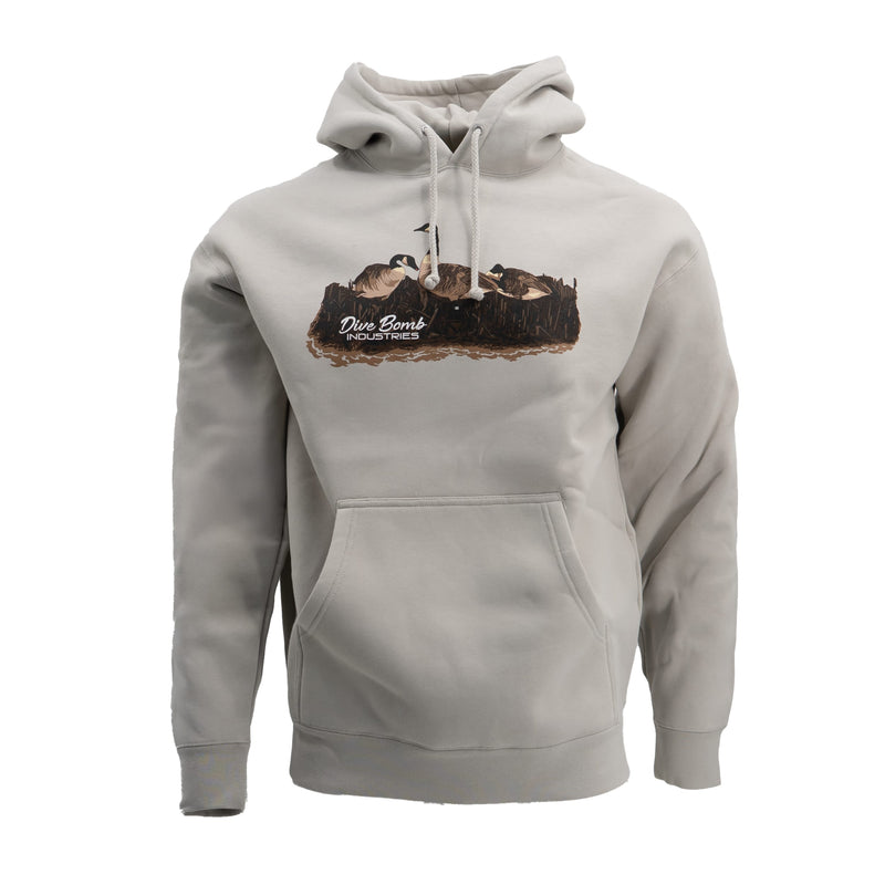 Goose Hunting Hoodie Smoke S