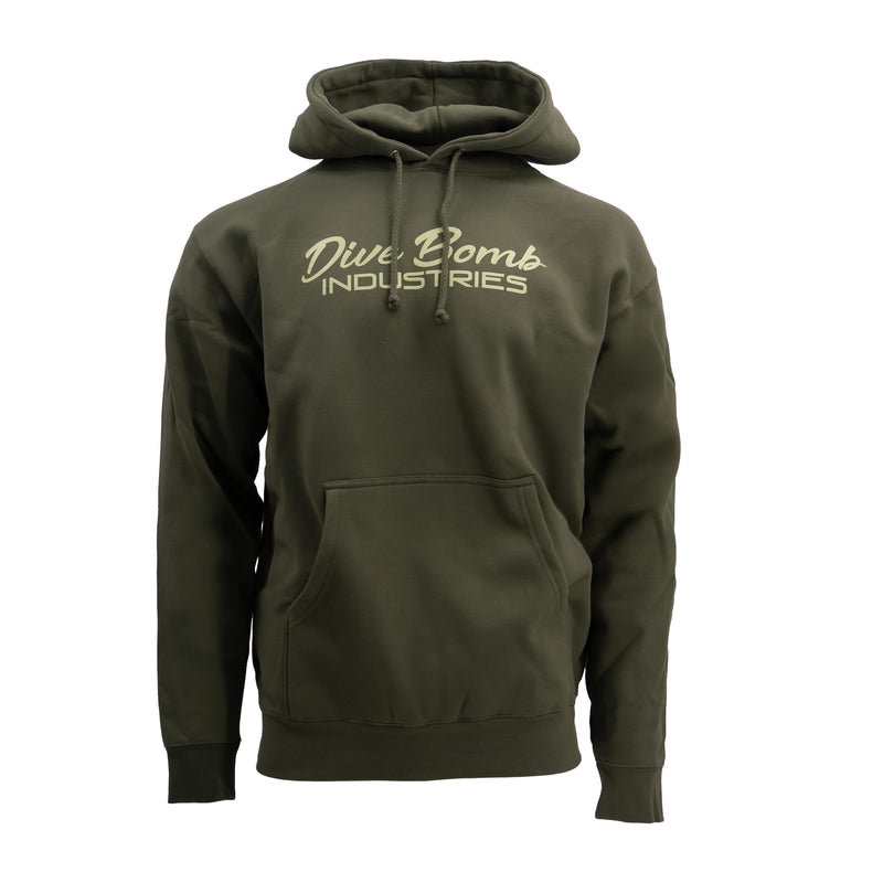 Heavyweight Hoodie Army Green S