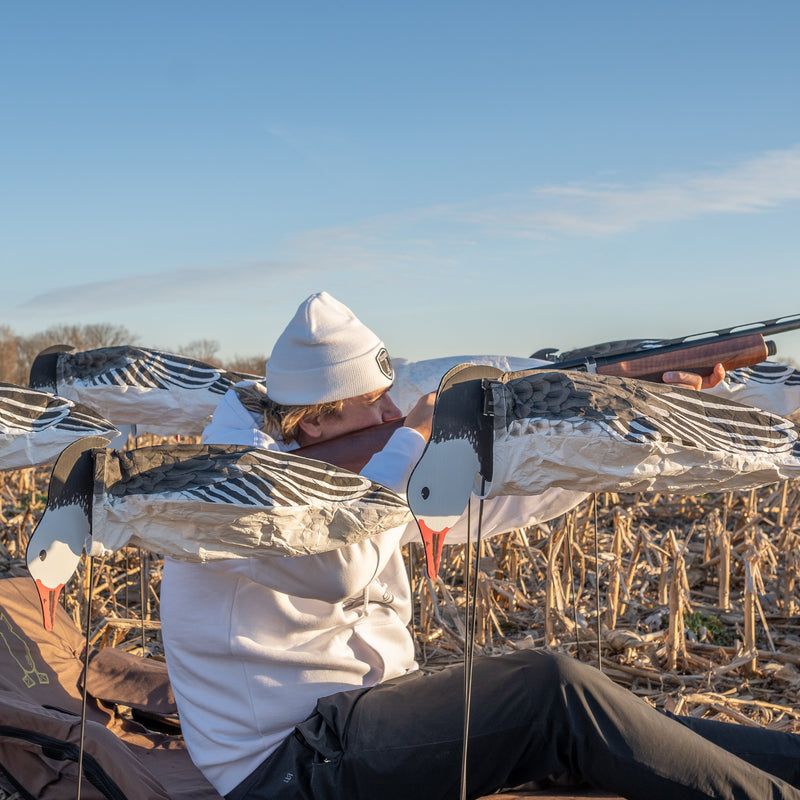 Tall Blue Goose Socks socks