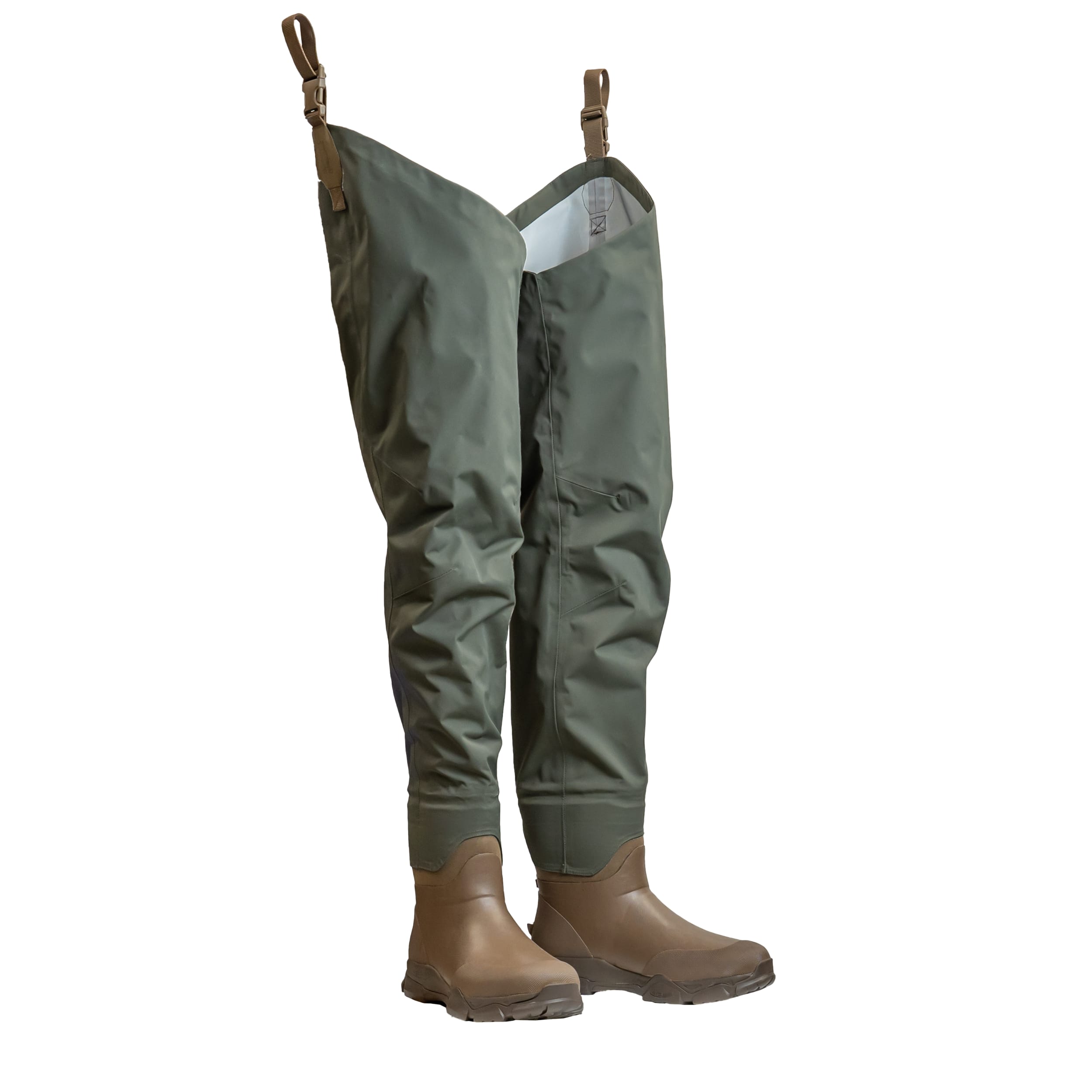 DB Waterproof Hip Boots Tech Covert Green 8