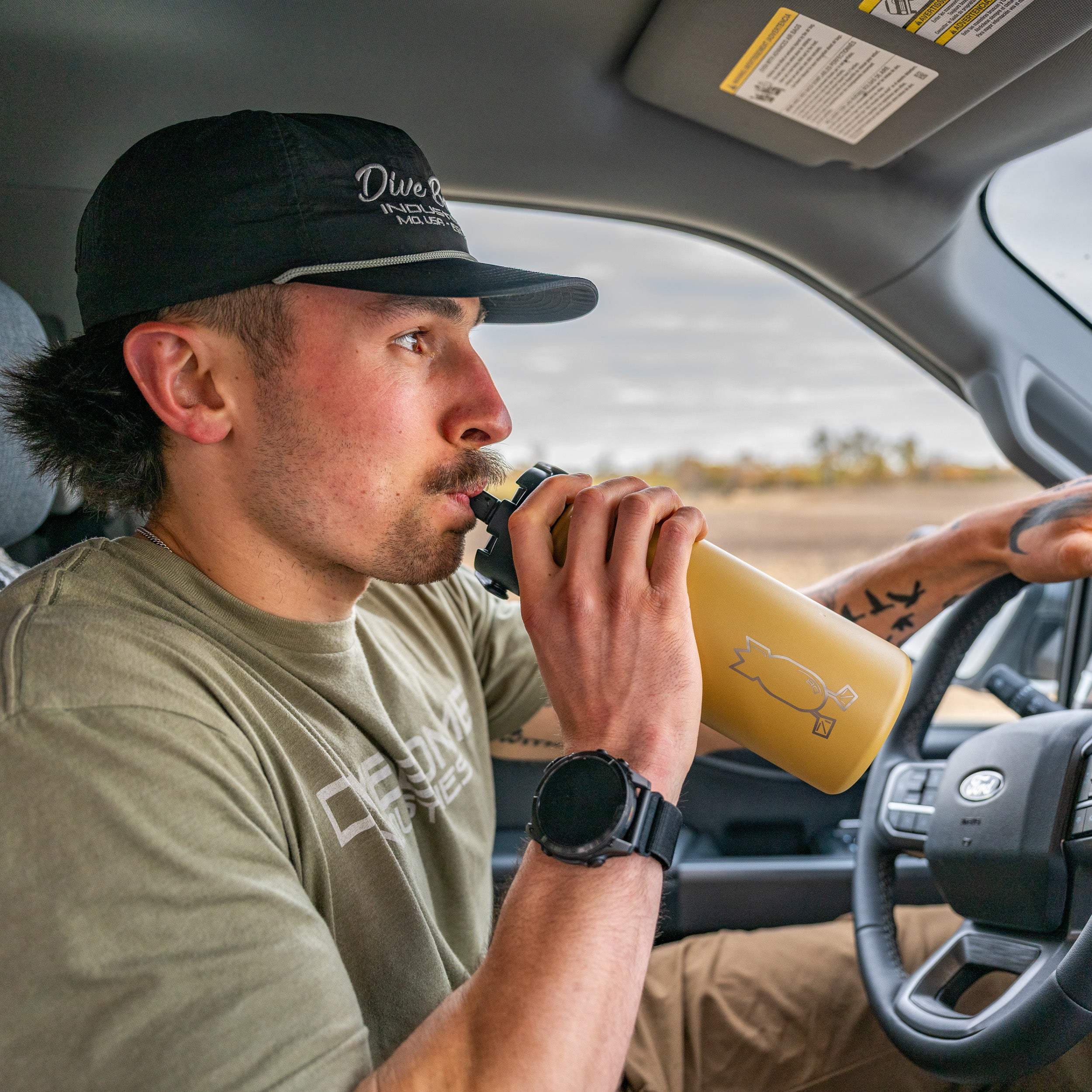 Dive Bomb Industries Water Bottle Durable & LeakProof