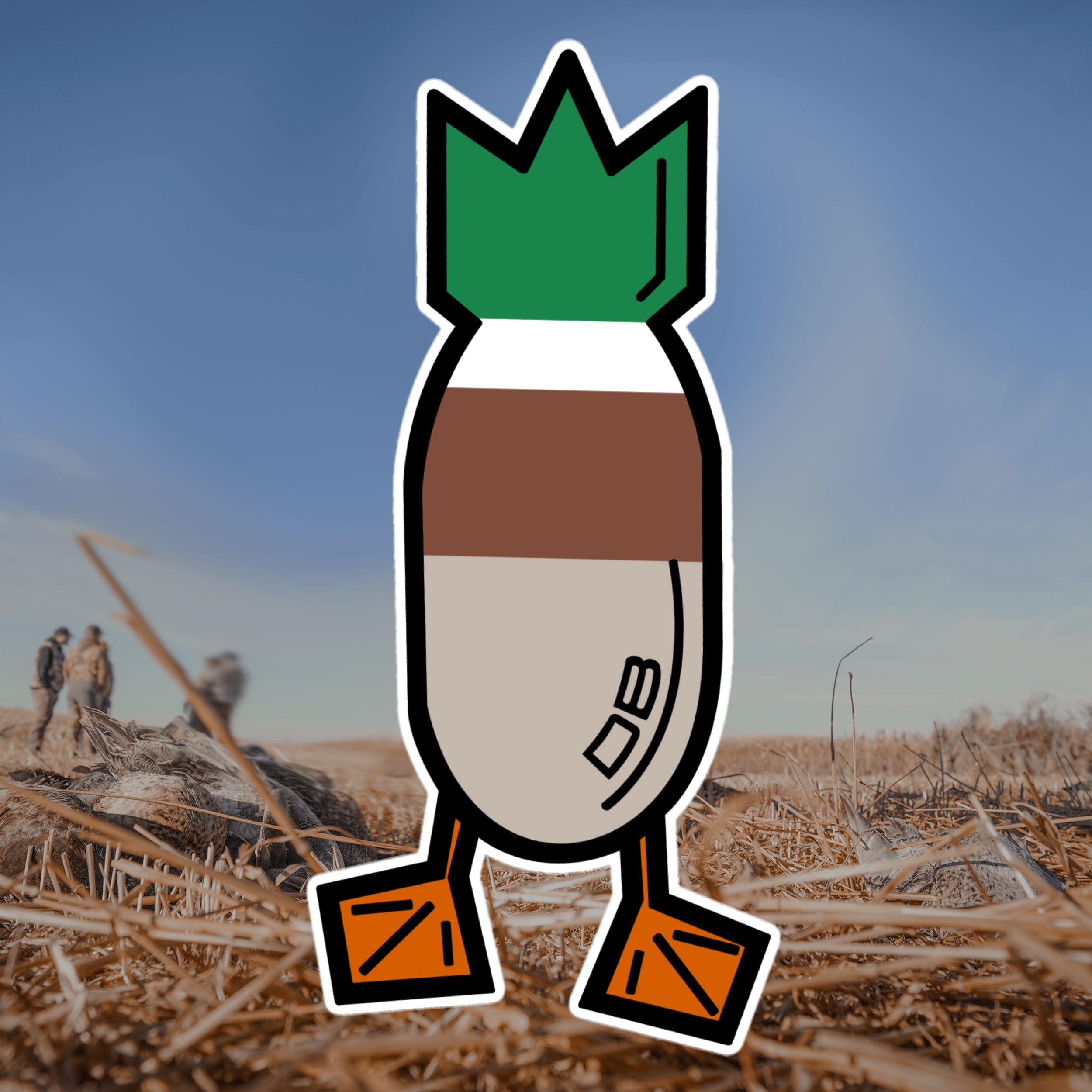 Mallard Logo 4' Trailer Decal Decal