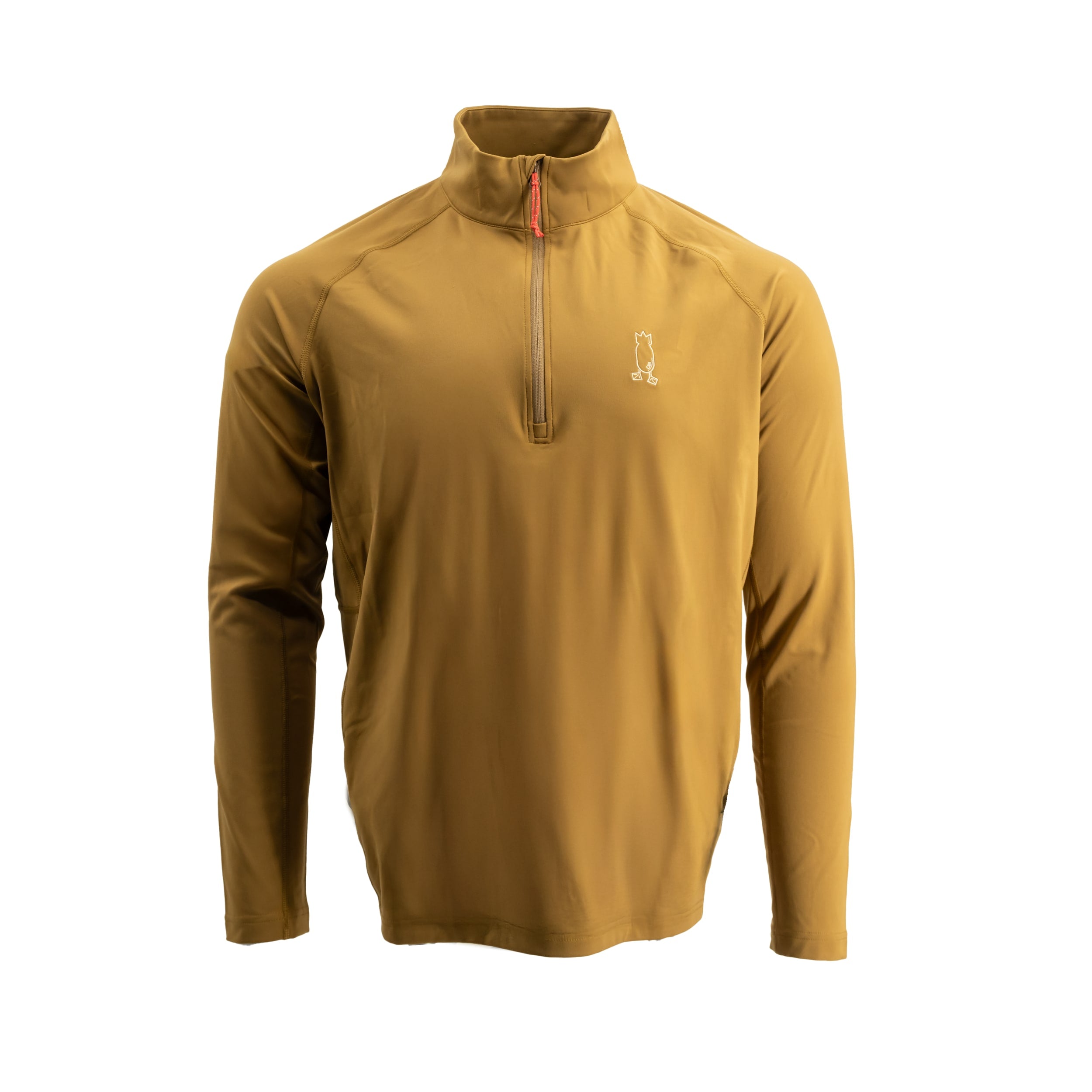 Field Performance Quarter Zip Earth Tan S