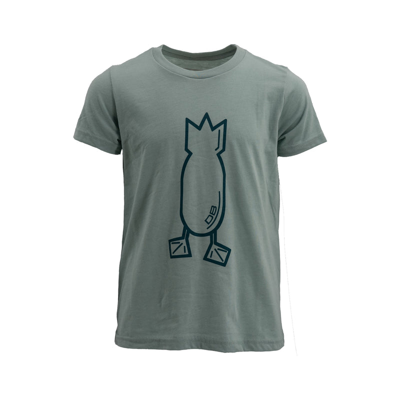 Youth Hunting Shirt Heather Dusty Blue Youth S