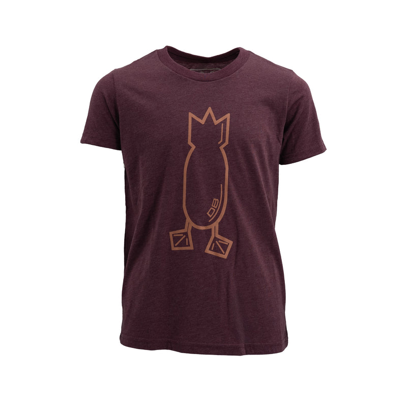 Youth Hunting Shirt Heather Maroon Youth S