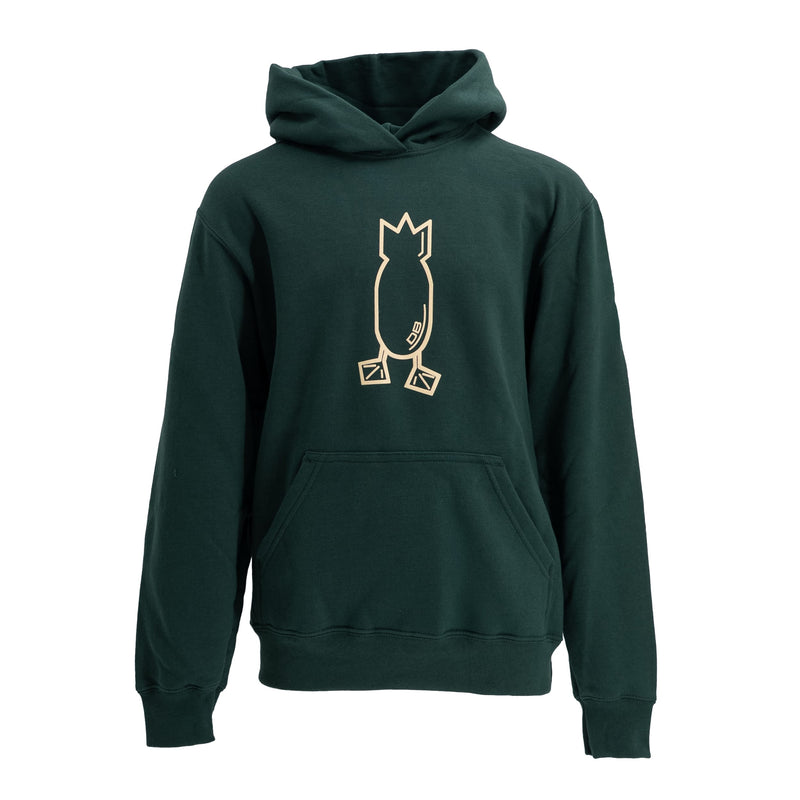 Youth Hunting Hoodie Dark Green Youth Small