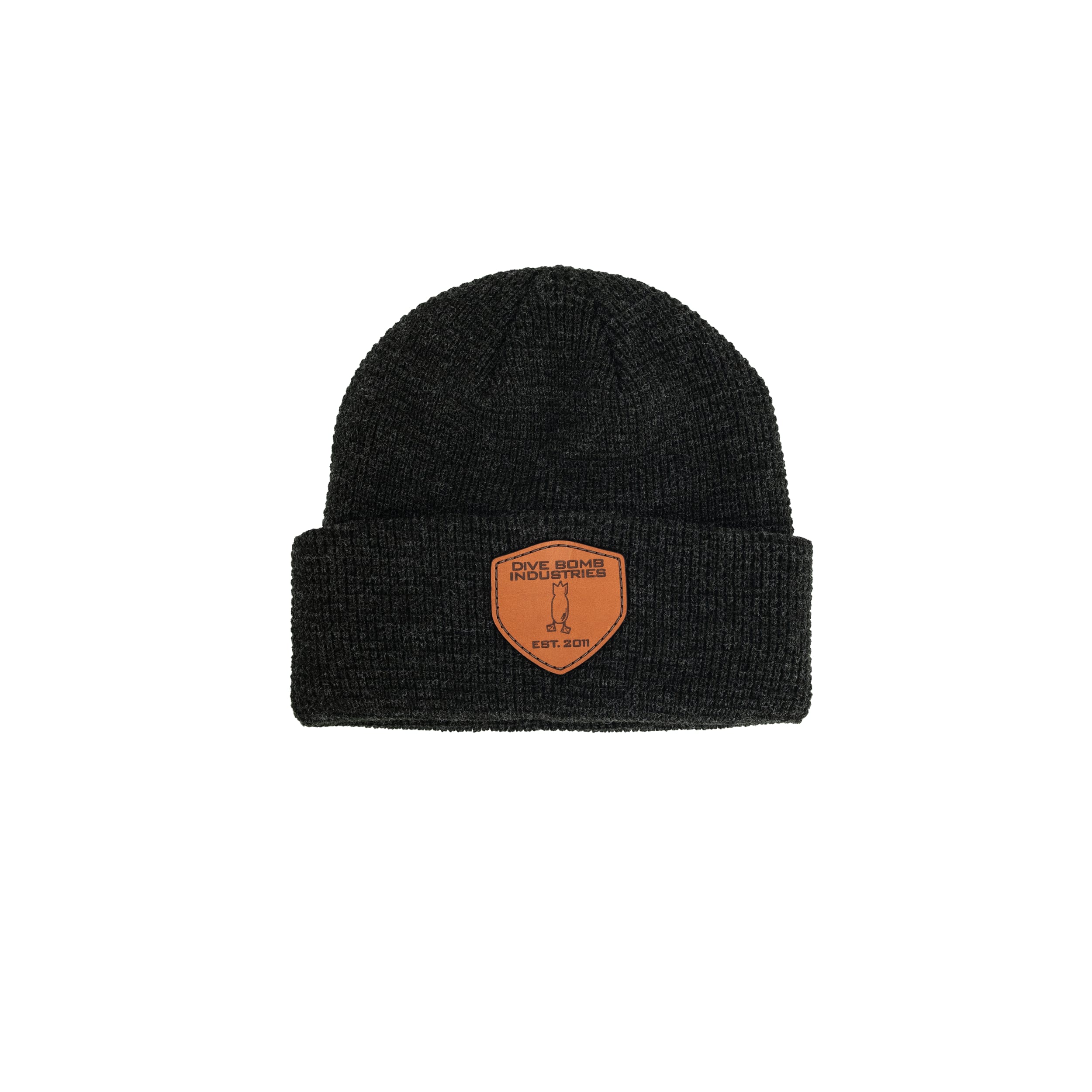 Knit Beanie Heather Black