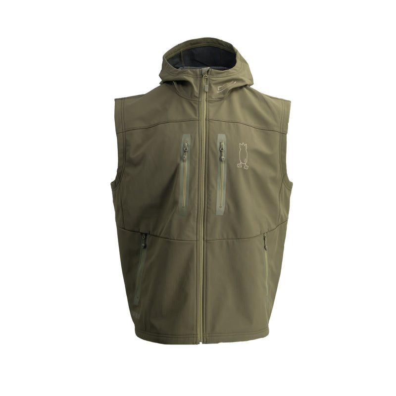 Hooded Vest Covert Green S