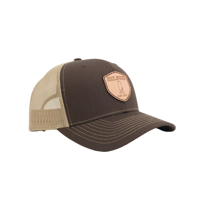 Snapback Hat Brown/Khaki