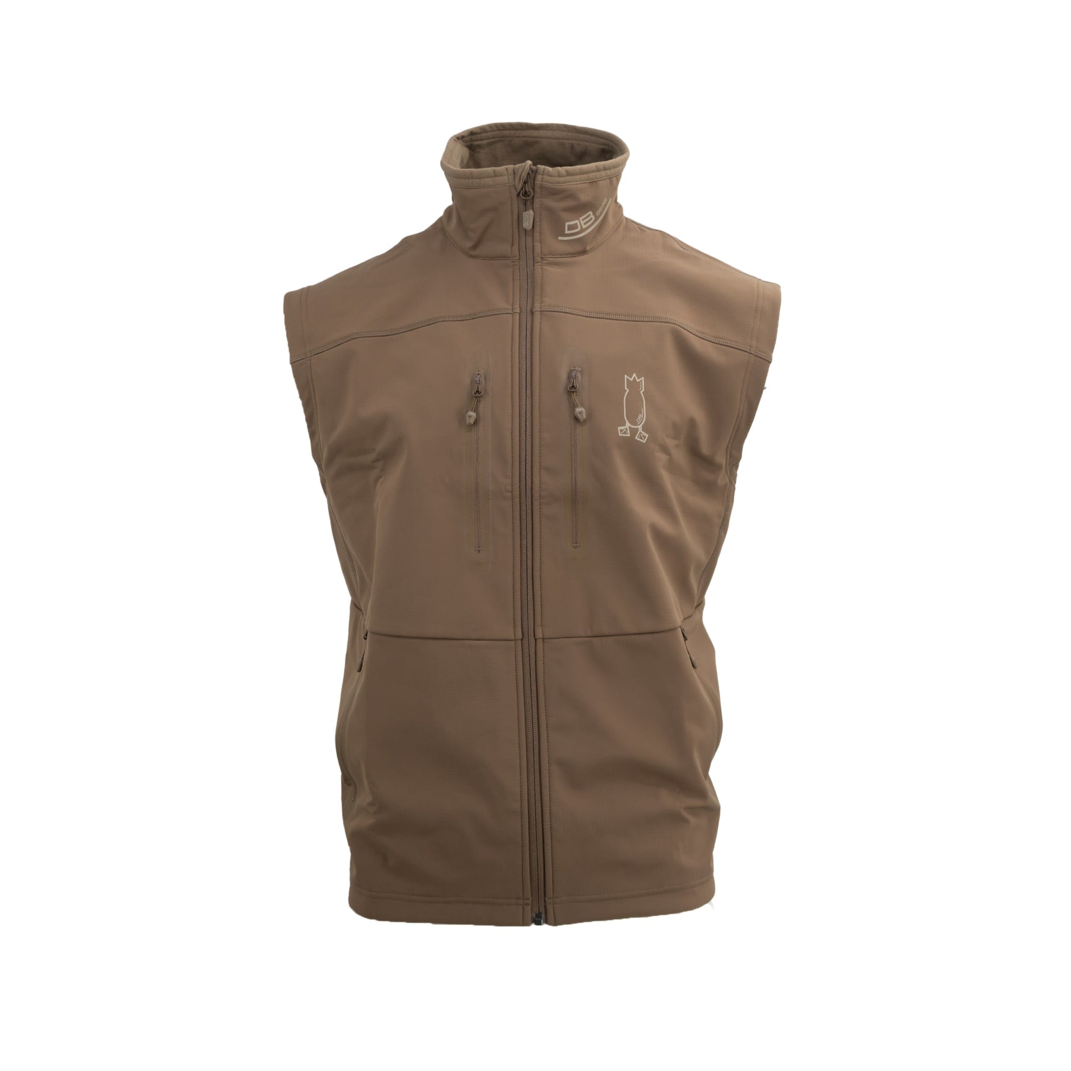 Softshell Vest Otter Brown S