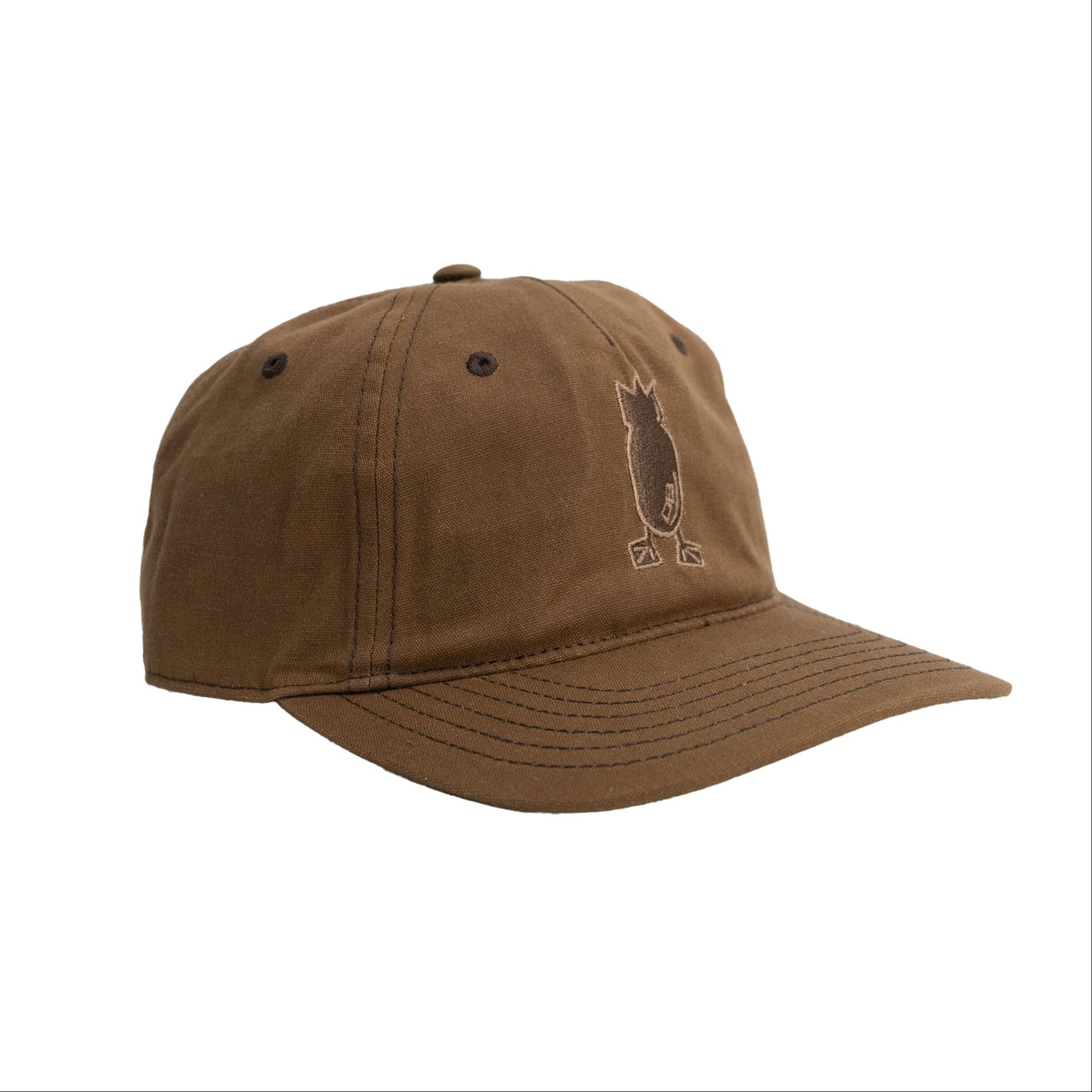 OG Logo Waxed Canvas Hat Brown