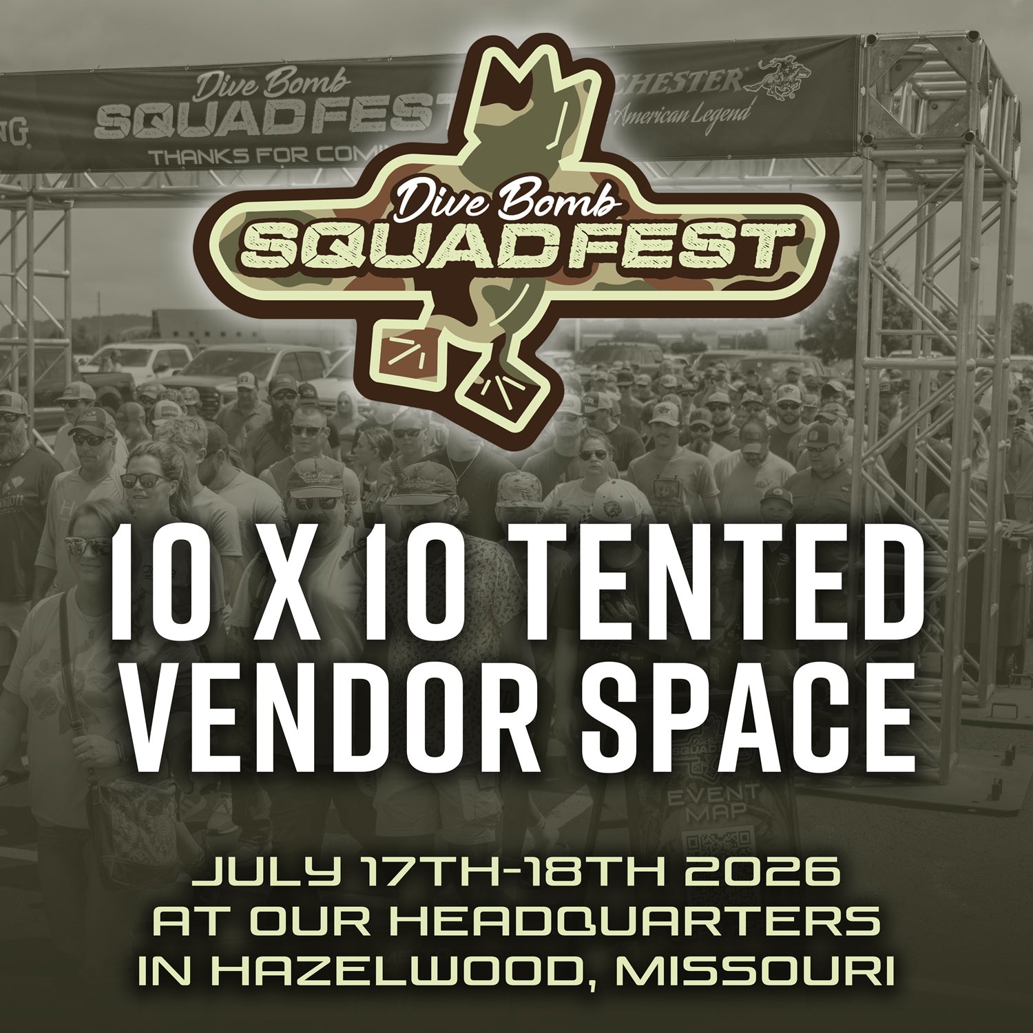 SquadFest 2026 10x10 Tented Vendor Space