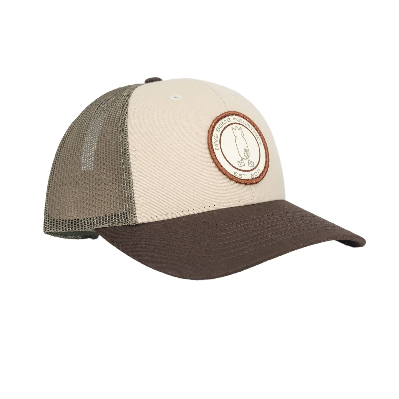 Circle Patch Small Hat Tan/Brown/Loden