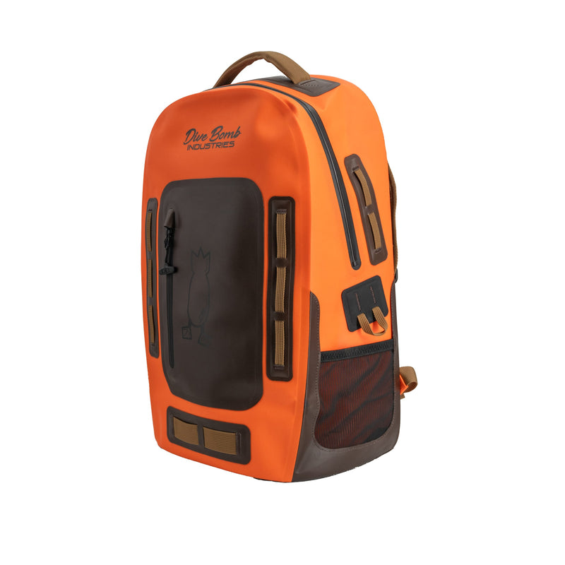 Sludge Boot and Orange Backpack Combo