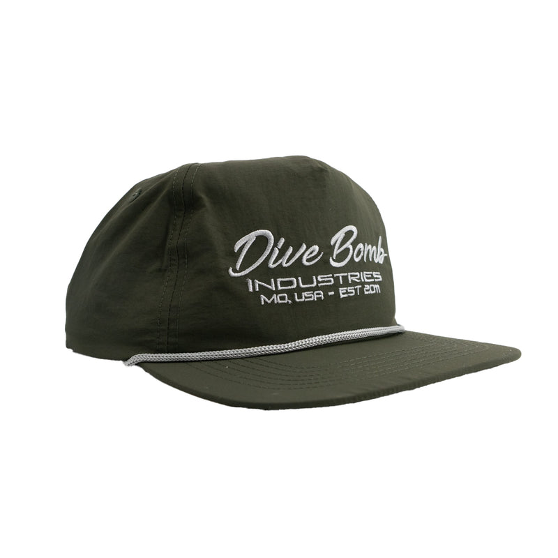 Rope Hat Midnight Green