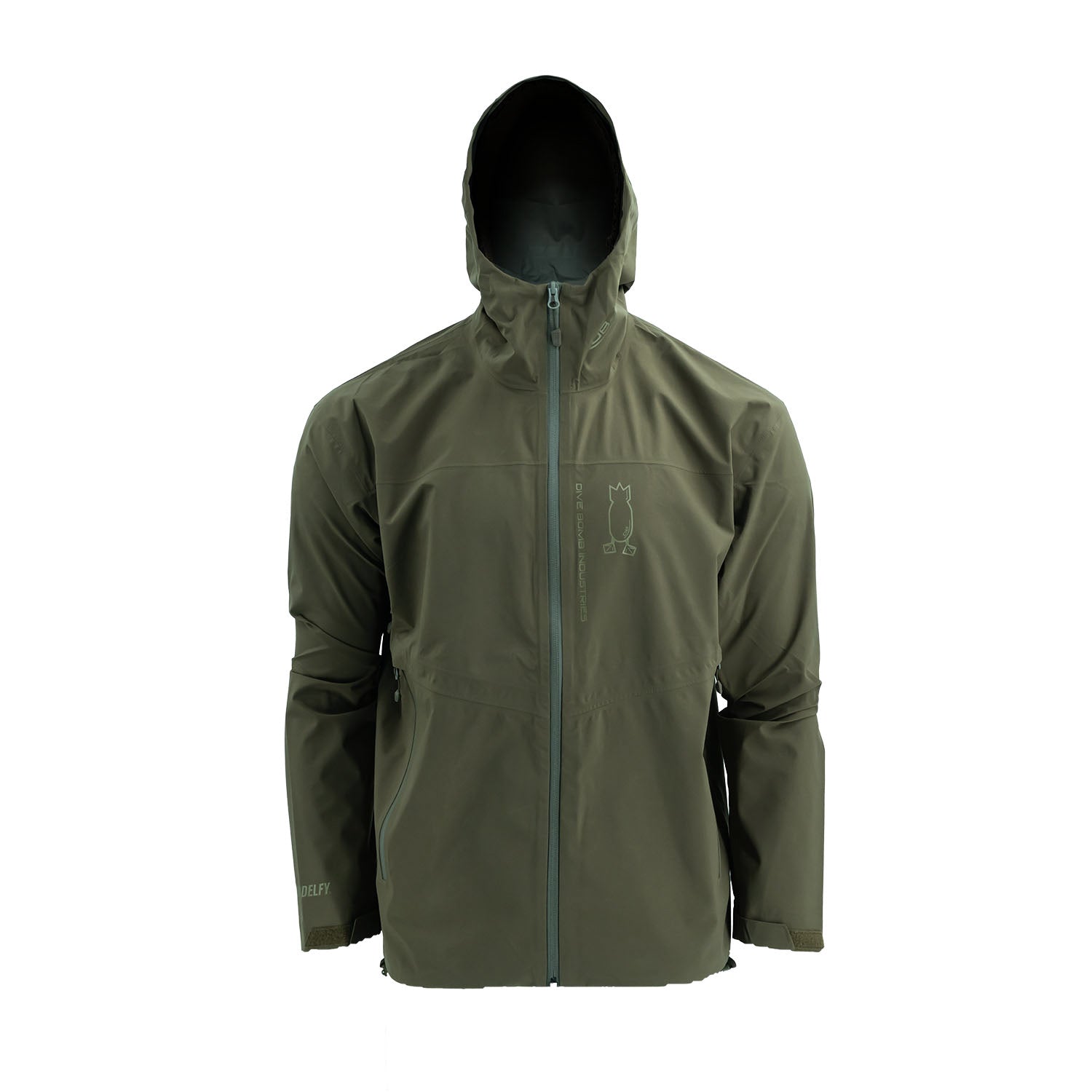 Lightweight Rain Jacket Deep Moss S
