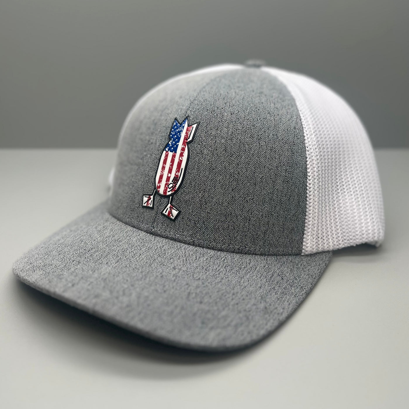Worn American Flag Flexfit Hat