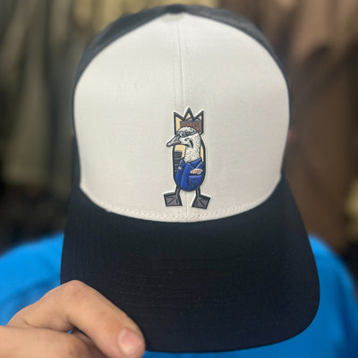 Greasy Juvie Snapback Hat (Black/White)