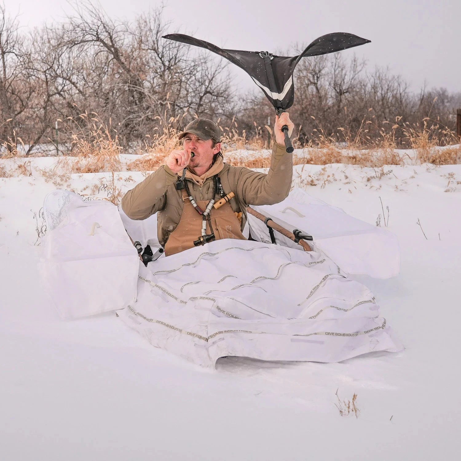 Layout Blind Snow Cover