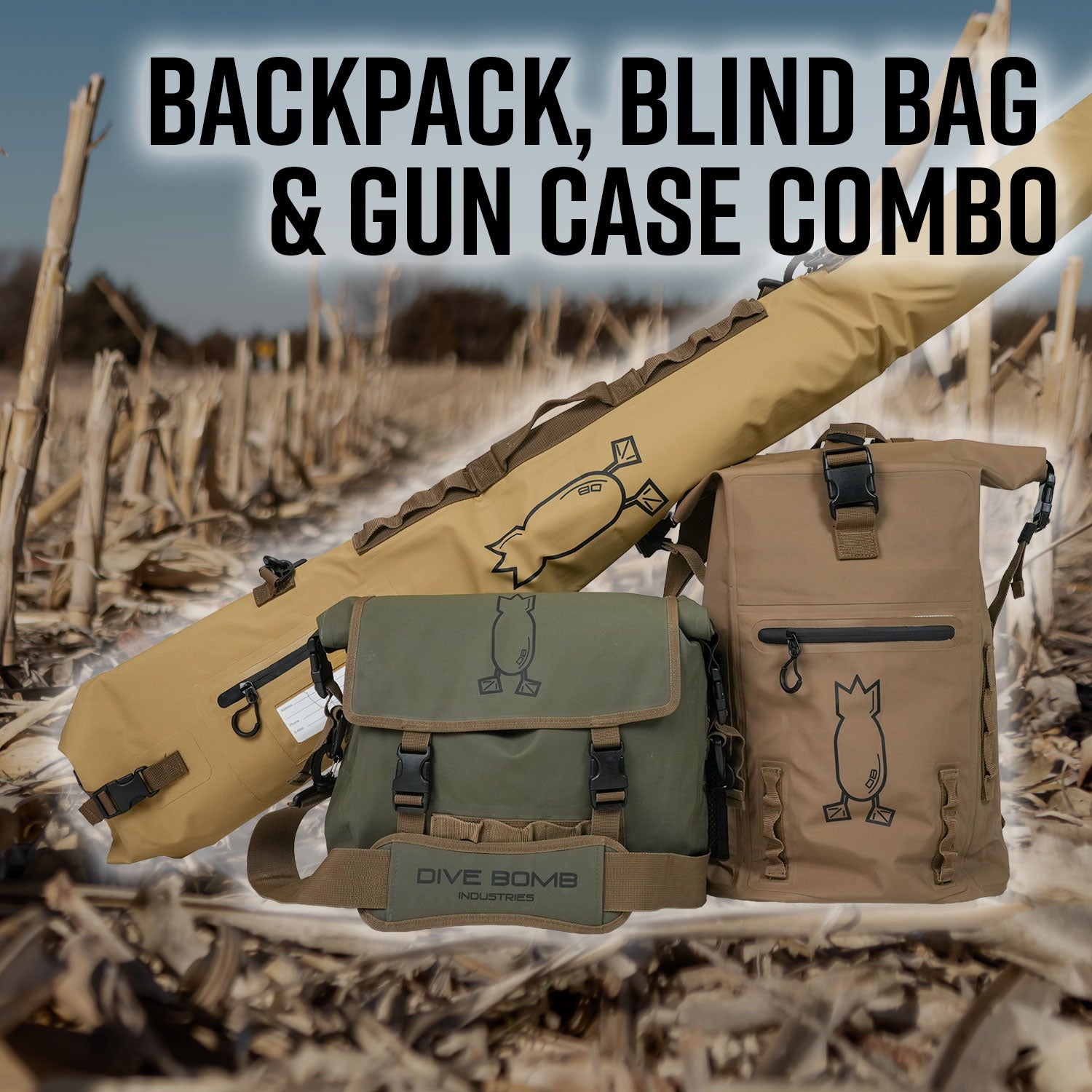 Rolltop Backpack, Shotgun Case, & Blind Bag Combo ($100 OFF)
