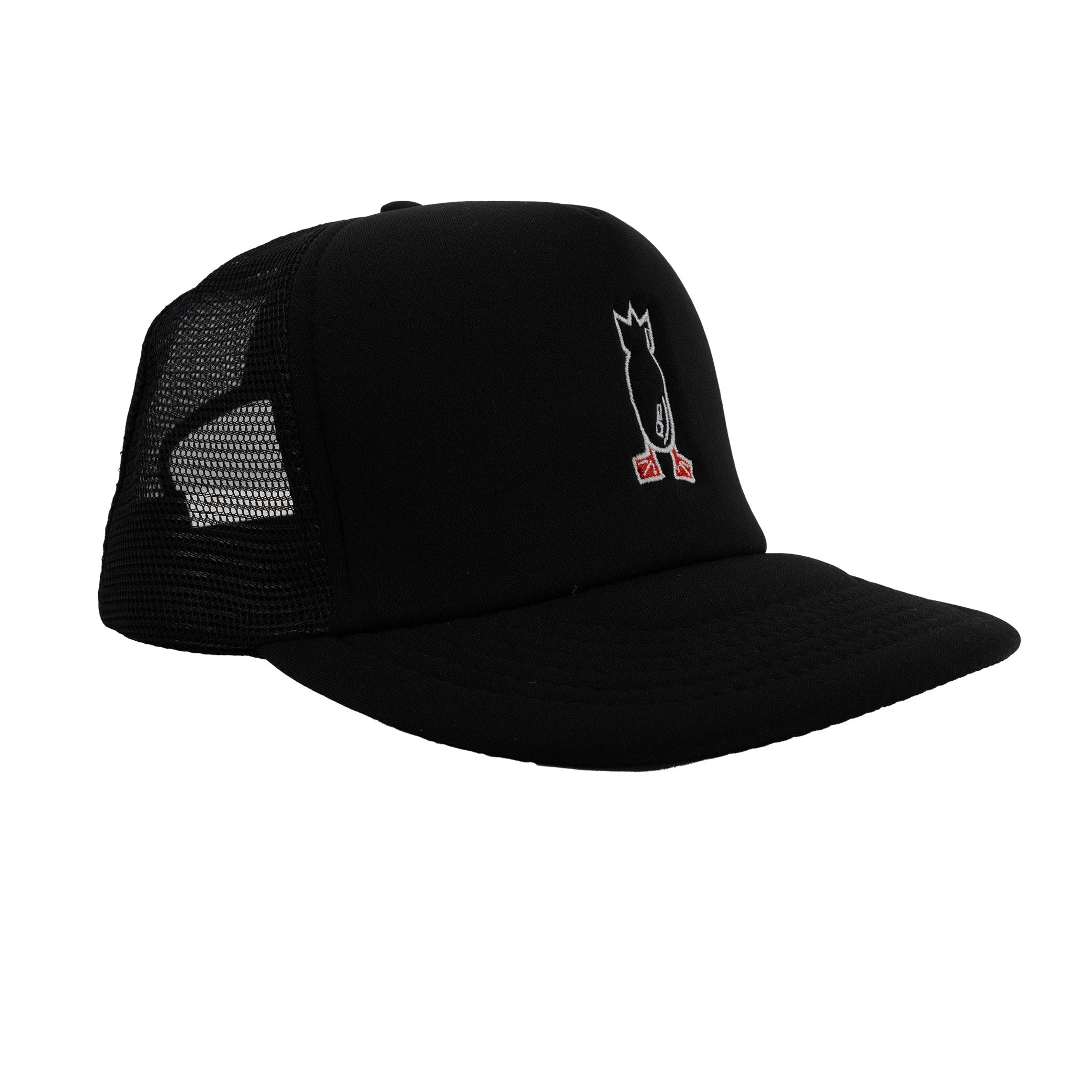 Stitched OG Logo Camo Foamie Foam Hat Black
