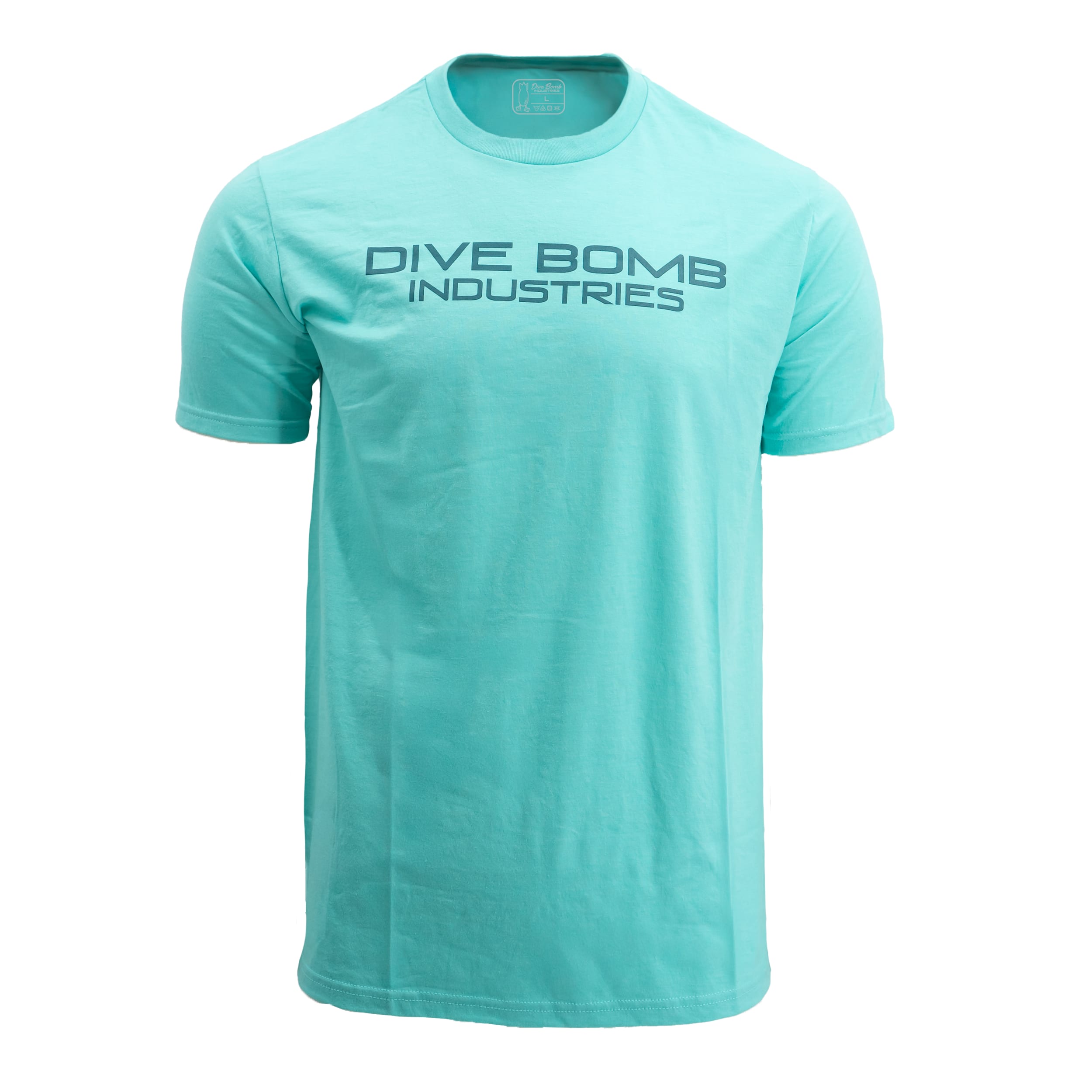 Classic Text Shirt Aqua Heather / S