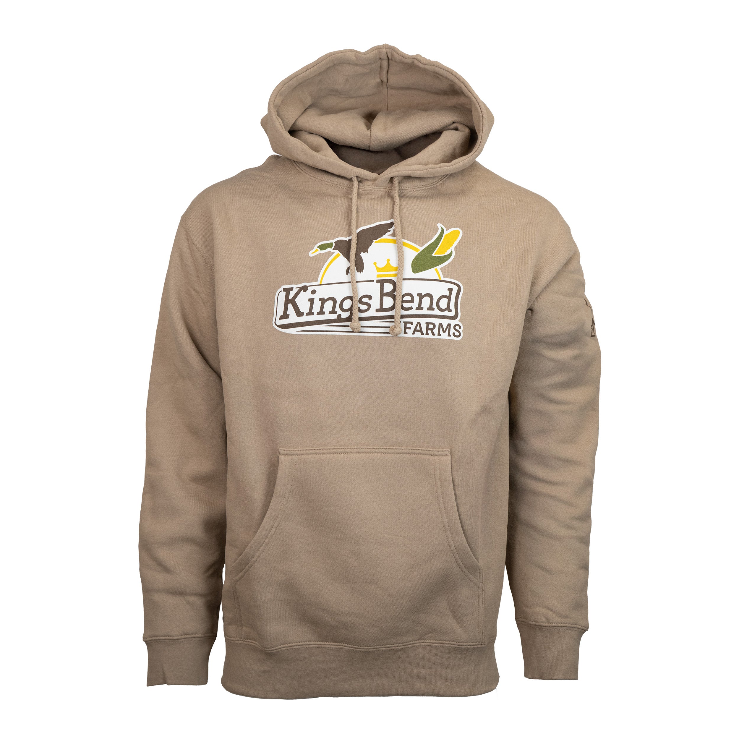 King's Bend Heavyweight Hoodie inventory S Sandstone