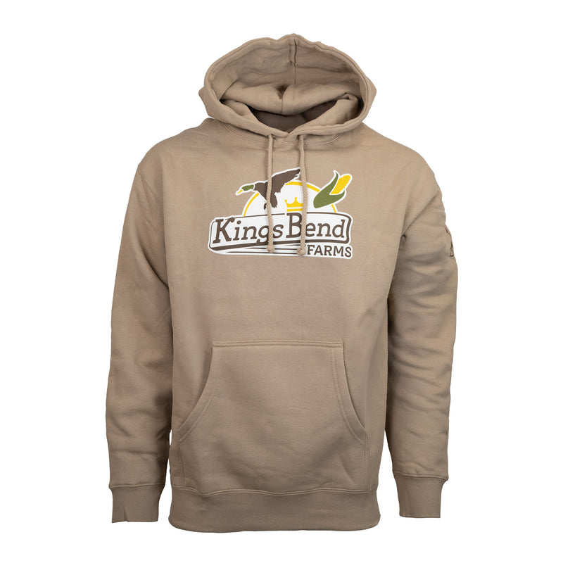 King's Bend Heavyweight Hoodie inventory S Sandstone