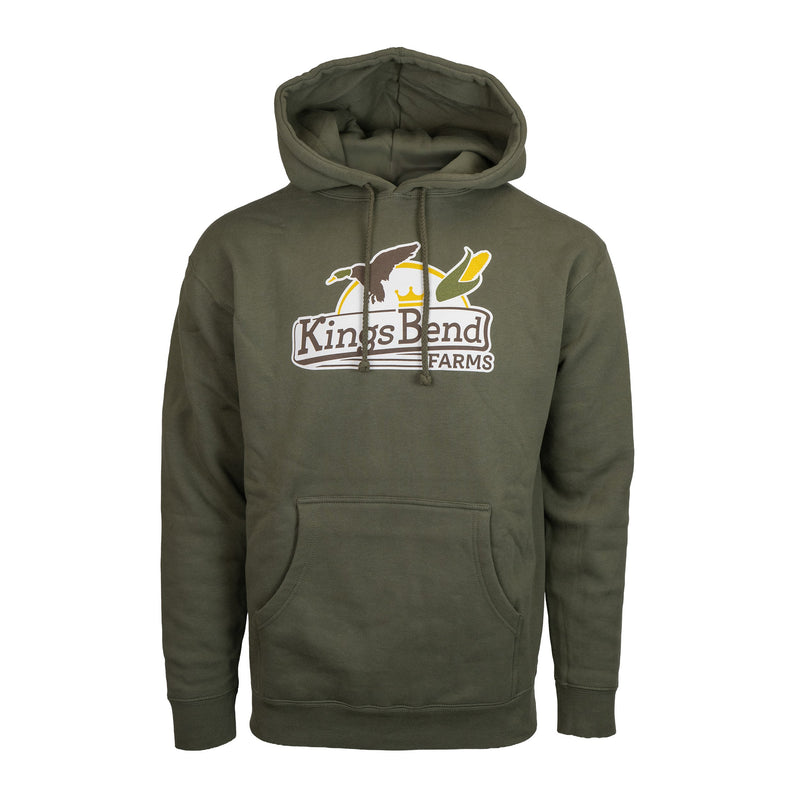 King's Bend Heavyweight Hoodie inventory S Army