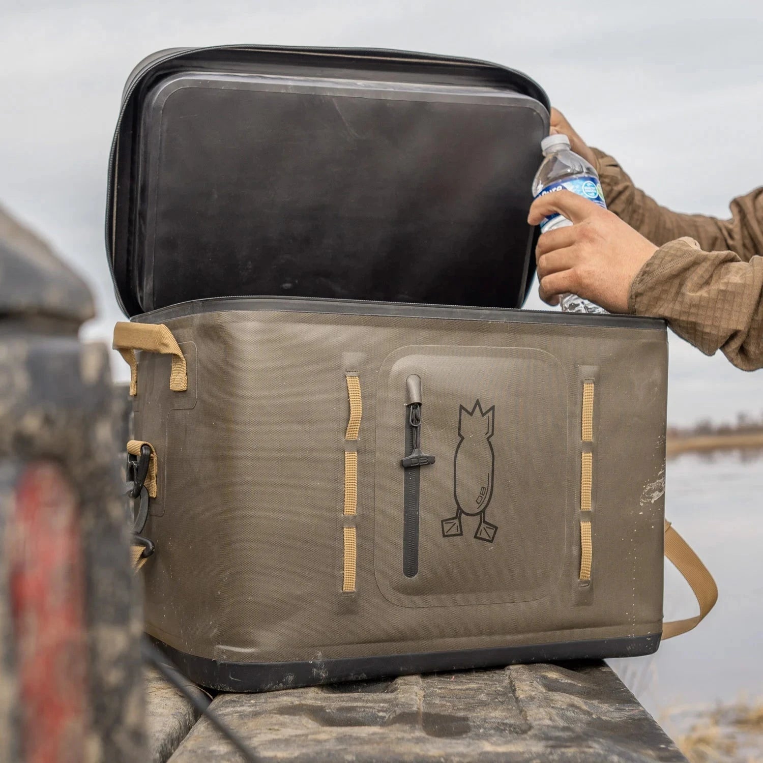 Waterproof Soft Cooler Carbon Green