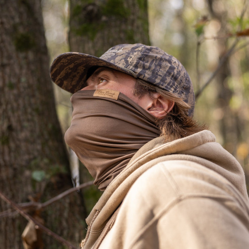 Waterfowl Face Mask Face Shield Otter Brown