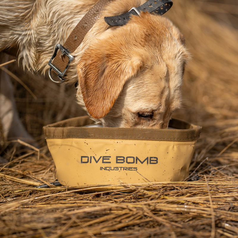 Collapsible Dog Bowl Field Tan