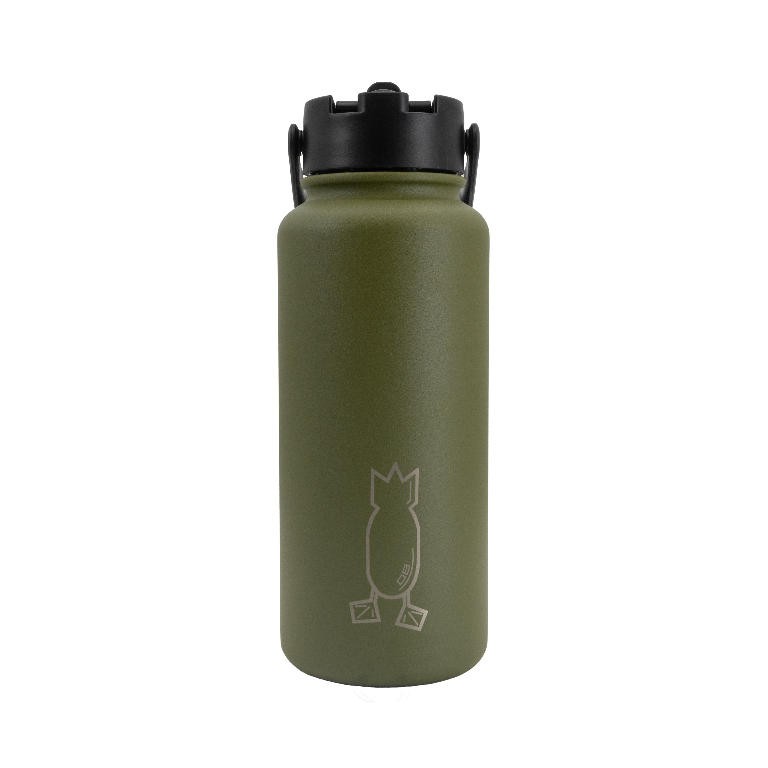 Water Bottle Covert Green