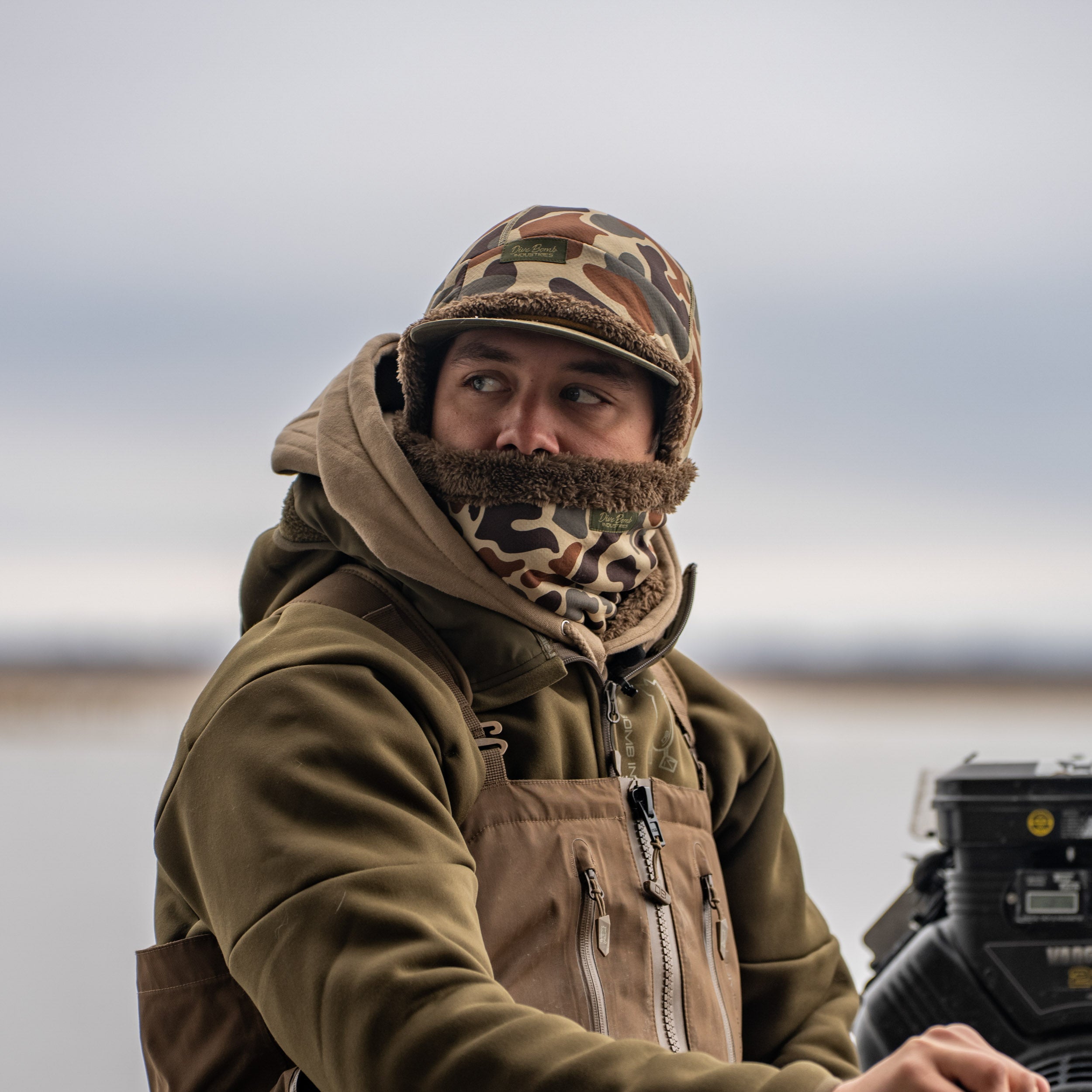 Fleece Neck Gaiter | Warm, Water-Repellent Face Protection – Dive