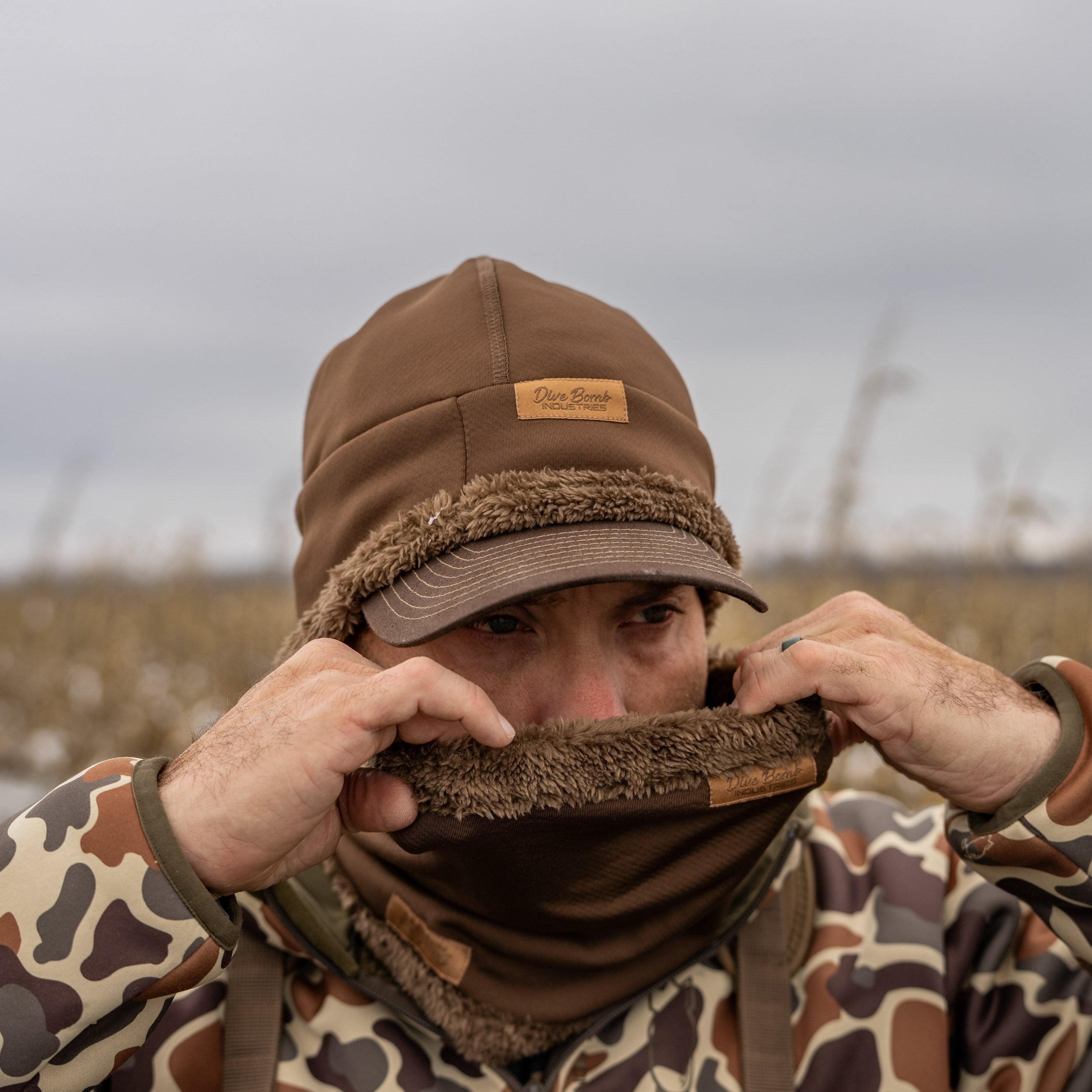 Thermal Fleece Neck Gaiter Muck Brown