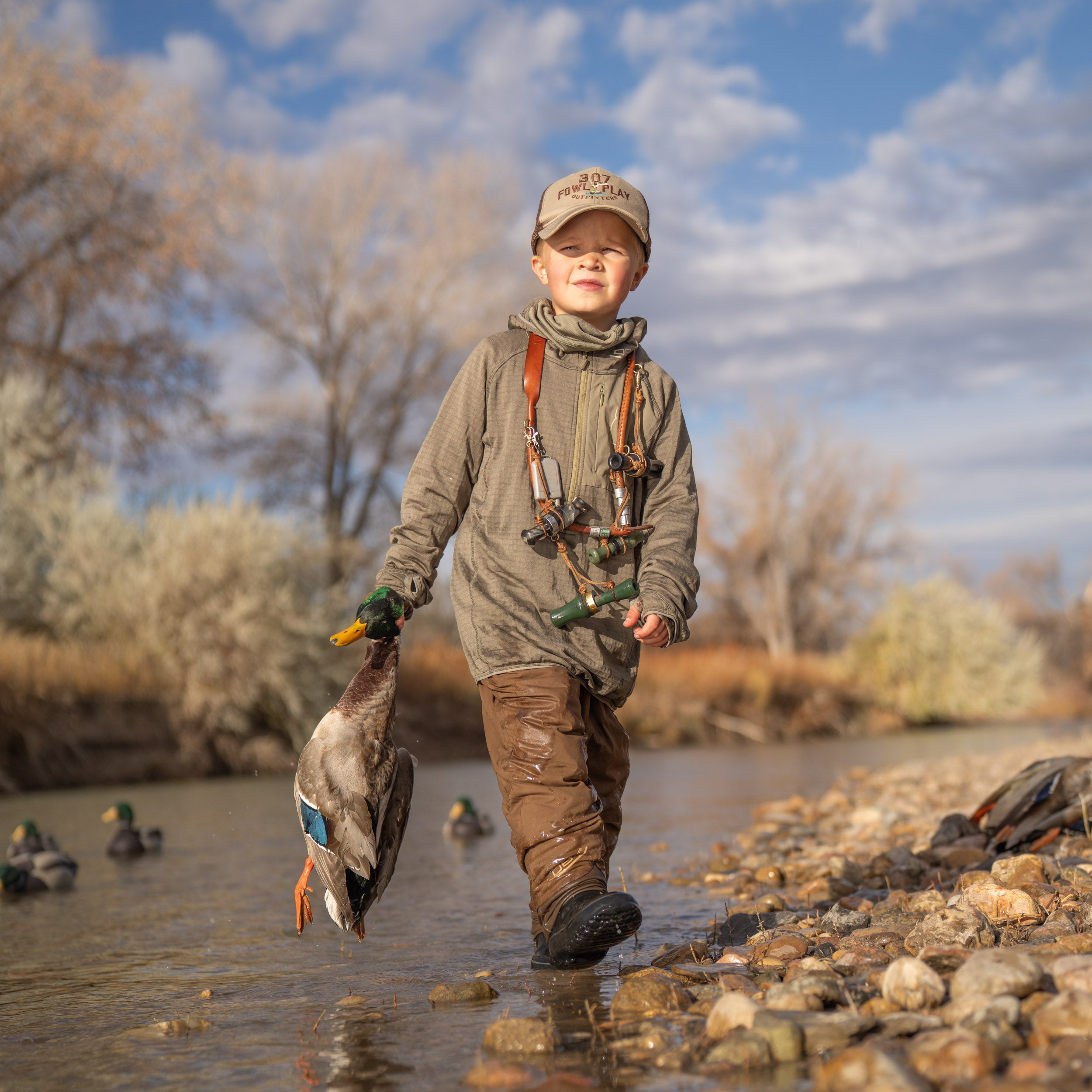 Youth Hunting Base Layer Hoodie