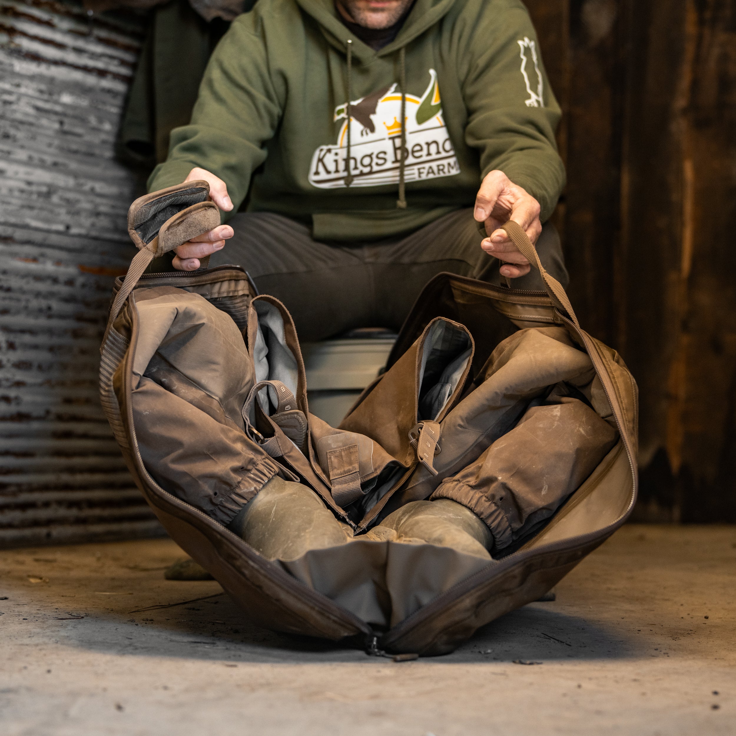 Wader Bag | Waterproof Storage For Hunting & Fishing Gear – Dive Bomb ...