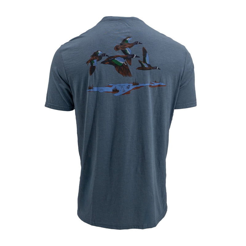 Blue-wings Elite Tee Flint Blue Heather S