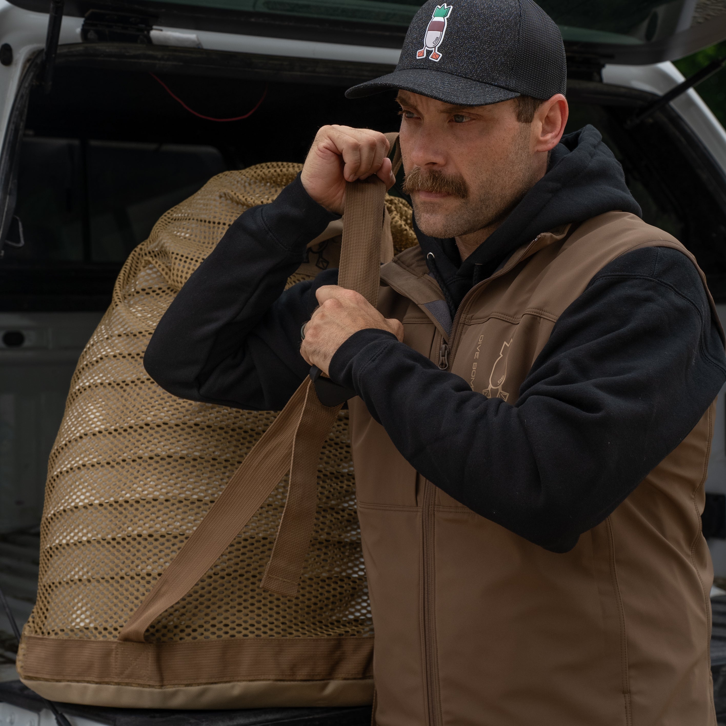 Mesh Decoy Bag