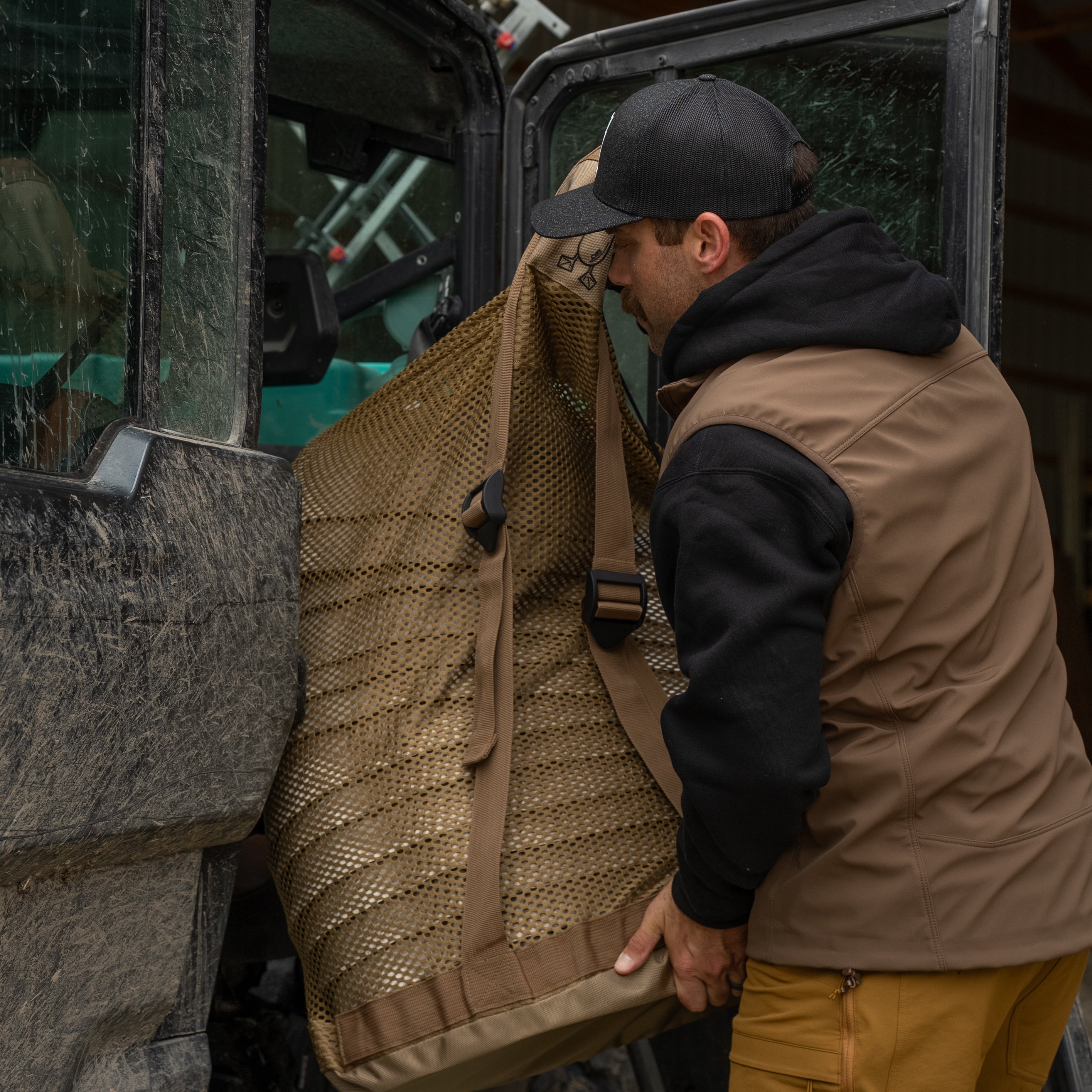 Mesh Decoy Bag