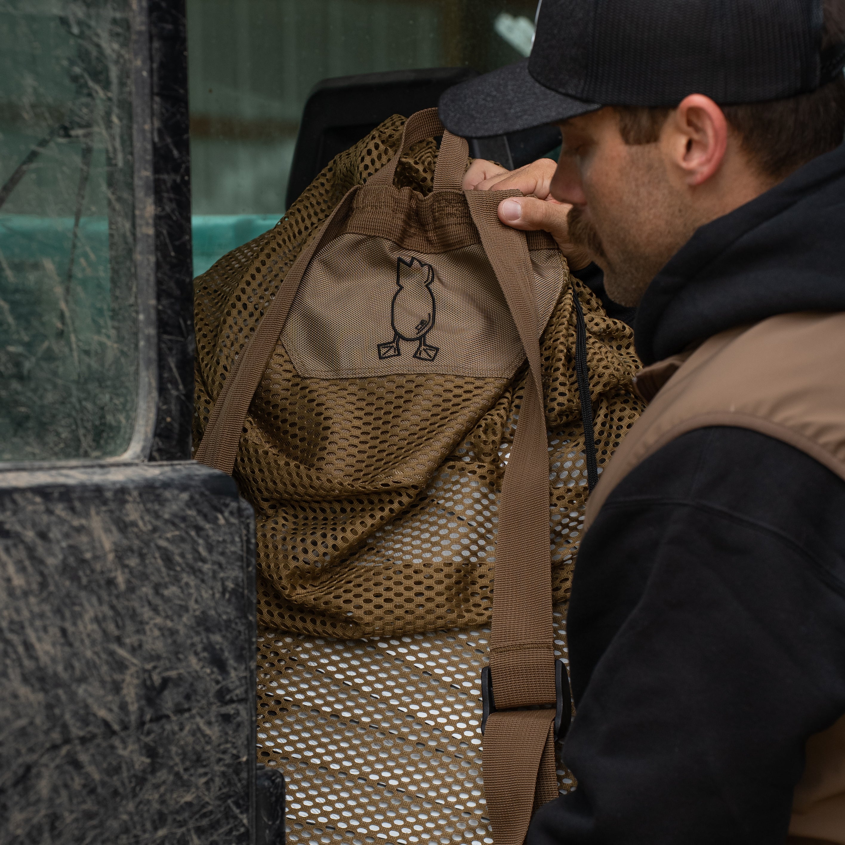 Mesh Decoy Bag