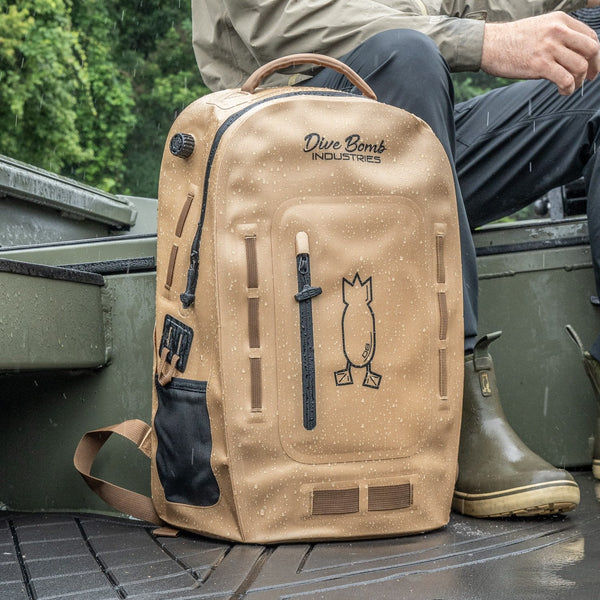 Waterproof Zip Backpack | Durable, Weatherproof Protection – Dive Bomb ...