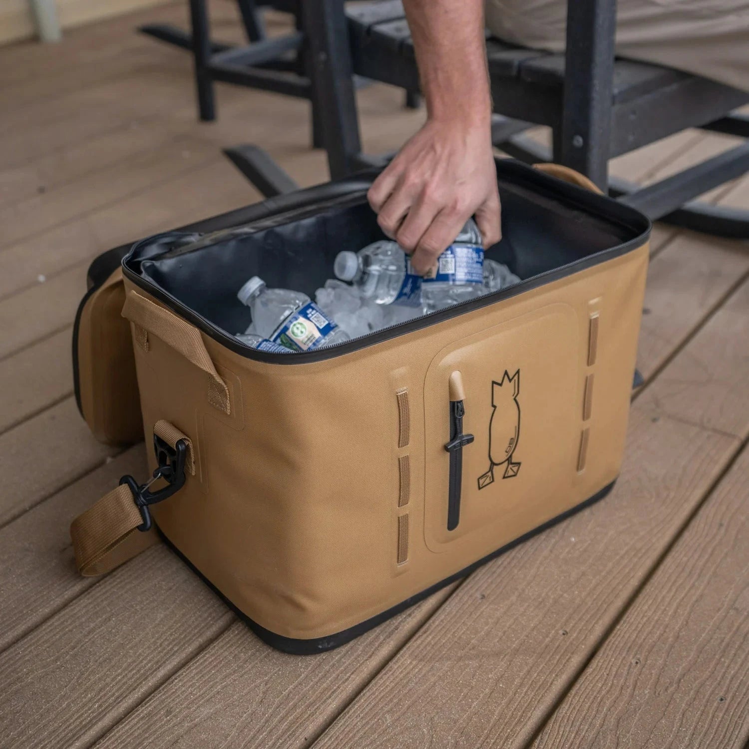 Waterproof Soft Cooler Carbon Tan