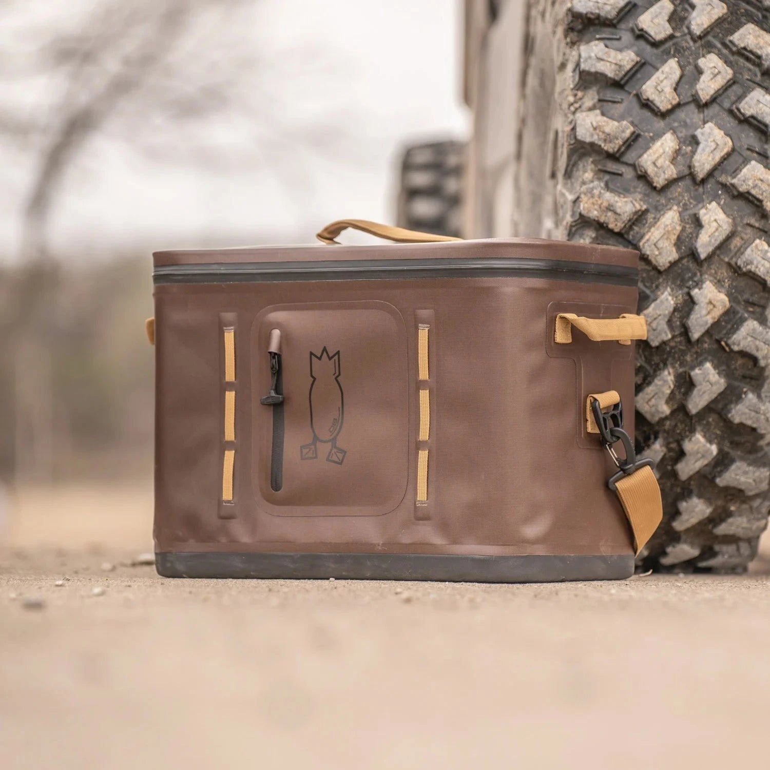 Waterproof Soft Cooler Carbon Brown