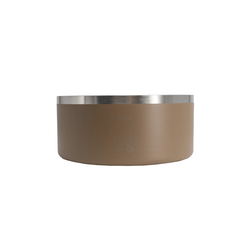 Large Dog Bowl Otter Brown