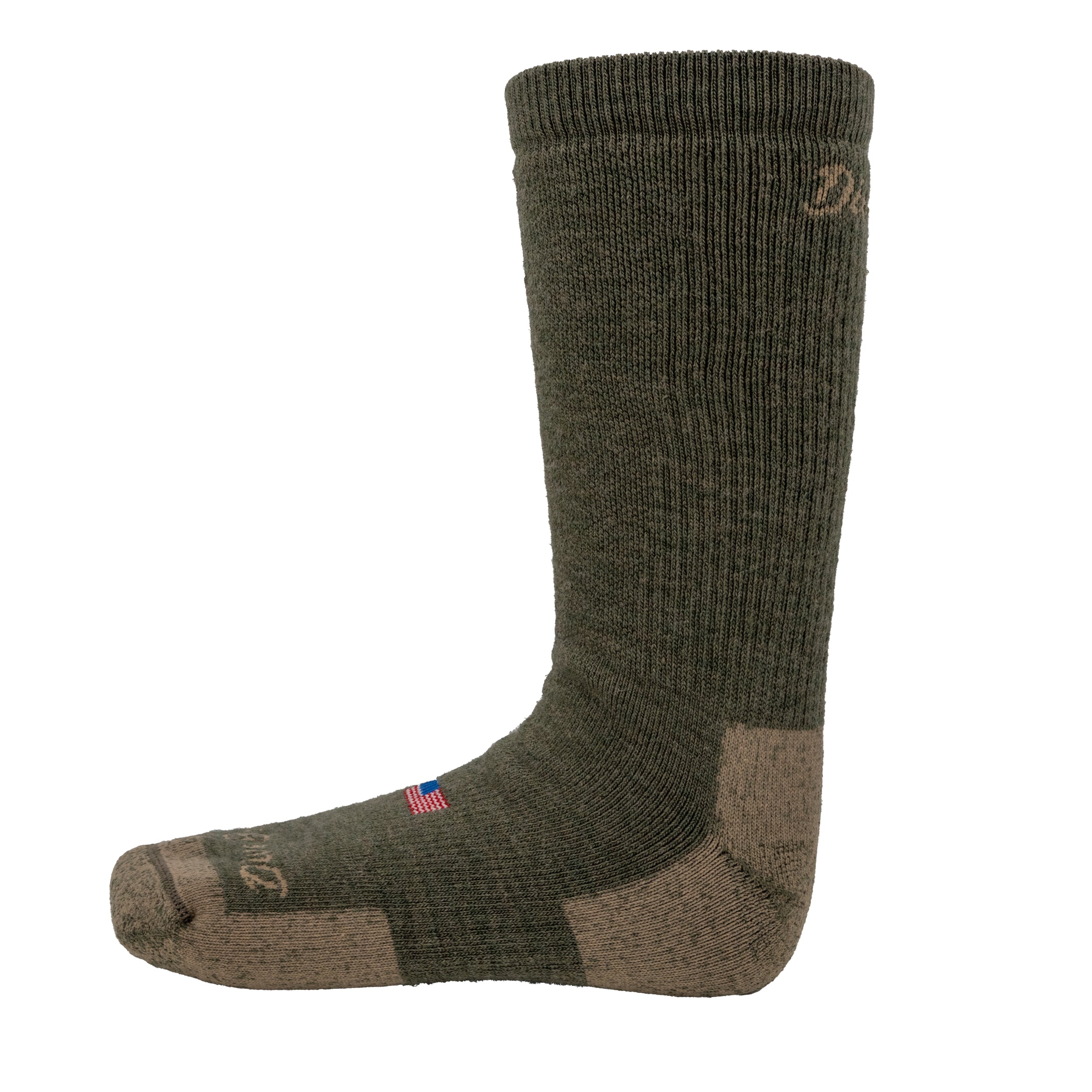 Heavyweight Merino Wool Socks Night Olive Heather Small (8-12.5)