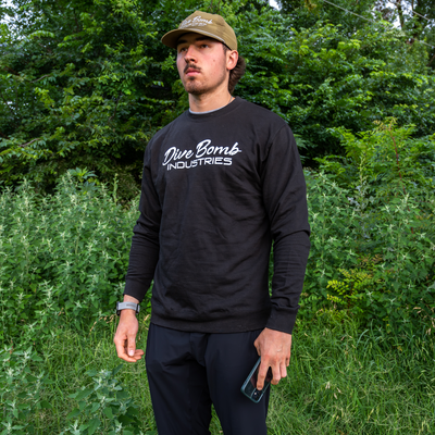 Script Text Crewneck Sweatshirt (5 Color Options)