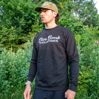 Script Text Crewneck Sweatshirt (5 Color Options)