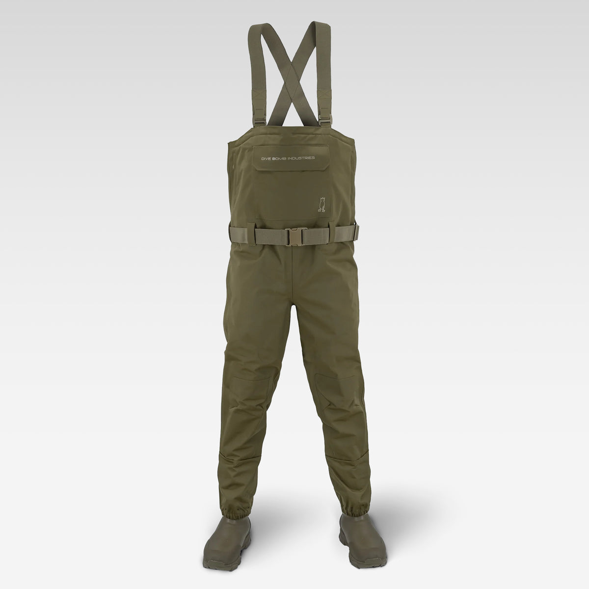 Dive Bomb Element Waders in Deep Moss